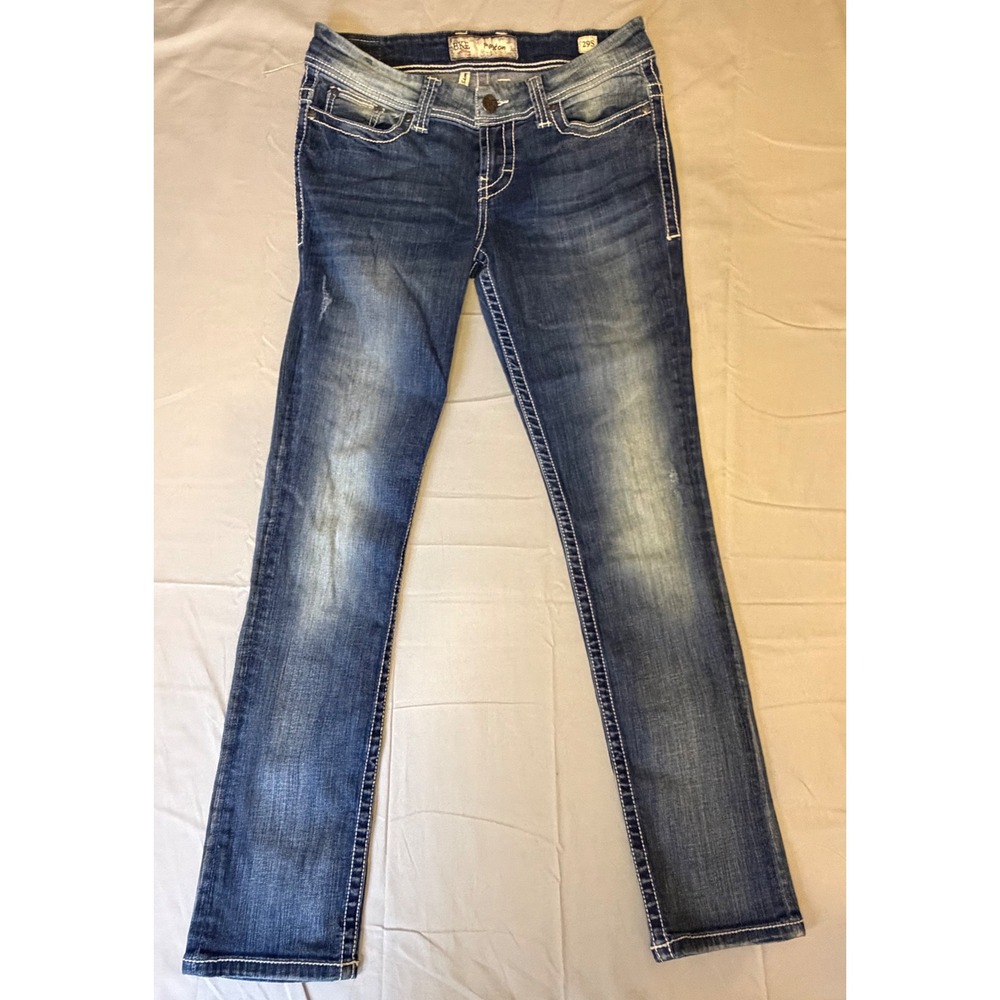 BKE Payton Ankle Skinny Jeans Women 29S Medium Wash Contrast Stitch